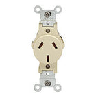 5032 Black Receptacle Single 2-Pole 3-Wire Non-CSA 20A 125/250V