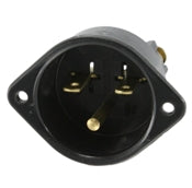 5240 Eb Motor Base Inlet, 2PO 3WI, 15A-250V