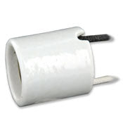 70045 White Glazed Lampholder 18ga SEW2 9" 4KV 660W 600V, RESIDENTIAL, Leviton - Maple Electric Supply 