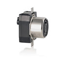 7379 Black Locking Receptacle, 3-Pole 4-Wire, 50A 250VDC/600VAC