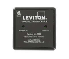 7600 Black Replacement Module for 57600 600VAC, TRANSIENT VOLTAGE SURGE SUPPRESSORS, Leviton - Maple Electric Supply 