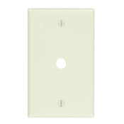 78013 Light Almond Wallplate - 1-Gang Phone/Cable .406 Hole Box Mount