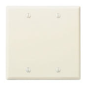 78025 Light Almond 2-Gang Blank Wallplate