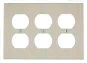 78036 Light Almond 6-Gang 6-Toggle Wall Plate
