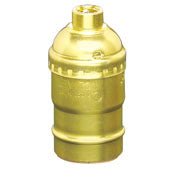 8004 Polishgilt Keyless Lampholder 1/8 IPS with Set Screw 660W 250V, RESIDENTIAL, Leviton - Maple Electric Supply 