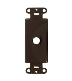 80400 Brown Adapter Plate - Decora Plastic