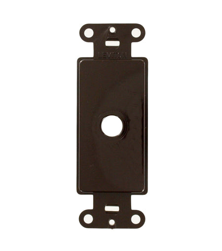 80400 Brown Adapter Plate - Decora Plastic