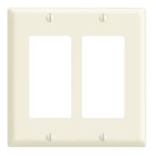 80609 Brown Wallplate 2-Gang Decora Midway