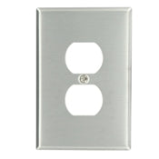 84103 Stainless Steel Oversized 1-Gang Duplex Wallplate