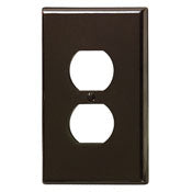 85103 Brown Oversized 1-Gang Duplex Wallplate