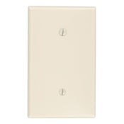 86019 Ivory Wallplate - Single Gang, Blank Strap Mount, Standard Size