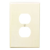 86103 Ivory Oversized 1-Gang Duplex Wallplate