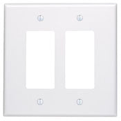 86602 Ivory 2-Gang Decora Oversized Wallplate
