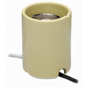 8750 Yellow Glazed Porcelain Lampholder 14GA SEW2 12" 1500W 600V