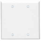 88025 White Wallplate – 2-Gang, 2-Blank, Standard Size