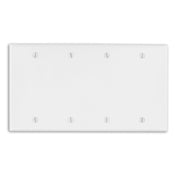 Ivory 86064 4-Gang 4-Blank Standard Size Wallplate