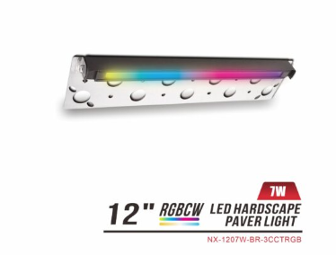 RGBCW LED Hardscape Paver Light, Bronze