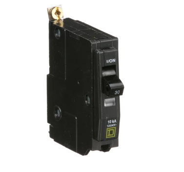 Square D QOB130 Circuit Breaker, 1P, 30A, Bolt-on - Maple Electric Supply 