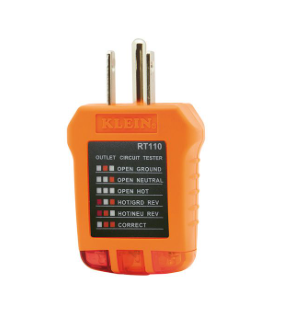 Klein Tools Receptacle Tester - Maple Electric Supply 