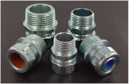 1/2" hub .36-.45" cable blue, Cord Grips, Techspan - Maple Electric Supply 