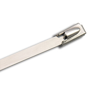 20" STAINLESS STEEL CABLE TIE WRAPS, Cable Ties, Techspan - Maple Electric Supply 