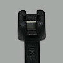 Cable Ties Met 5.5inch 30lb Black (100/Bag)