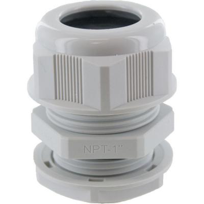 Cord grips dome conn 1innpt .70-.98in grey c/w o-r