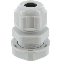 Cord grips dome conn .375in npt .15-.32in grey c/