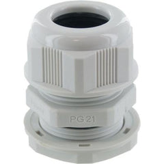 Cord grips dome conn pg21 .51-.71in grey c/w o-ri
