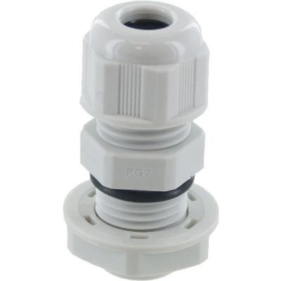 Cord grips dome conn pg7 .11-.26in grey c/w o-rin