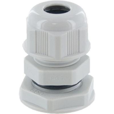 Cord grips dome conn pg9 .15-.32in grey c/w o-rin