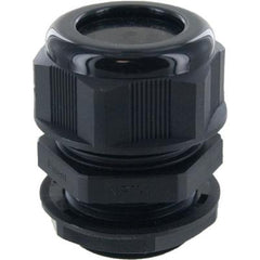 Dome conn 1in npt .70-.98in black c/w o-ring and locknut