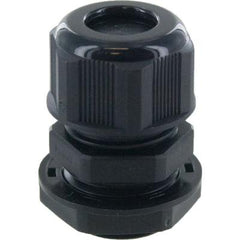 Dome conn .500in npt .39-.56in black c/w o-ring and locknut