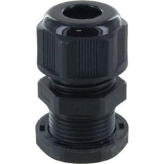 Dome conn pg11 .19-.39in black c/w o-ring and locknut