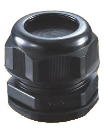 DOME METRIC M16 .19-.39in BLACK c/w O-ring and locknut
