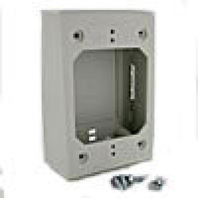 Duct & raceway white outlet box for sdpv