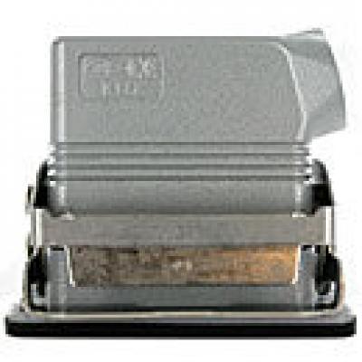 Heavy duty connectors 10p inserts - side entry hood single le