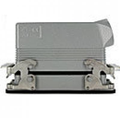 Heavy duty connectors 16p inserts - side entry hood double le