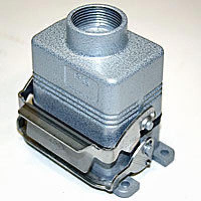Heavy duty connectors 6p inserts - top entry hood single leve