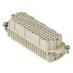 Heavy duty connectors female insert - 108p+ground 10a max - 2