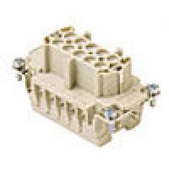 Heavy duty connectors female insert - 10p+ground 16a max - 60