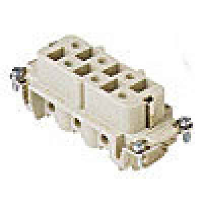 Heavy duty connectors female insert - 6p+ground 35a max - 600