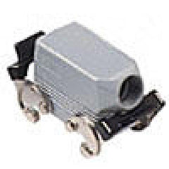 Heavy duty connectors hood - 10p+ground double levers side