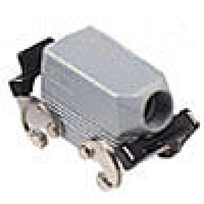 Heavy duty connectors hood - 10p+ground double levers side
