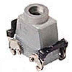 Heavy duty connectors hood - 10p+ground double levers top