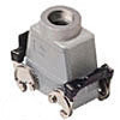 Heavy duty connectors hood - 10p+ground double levers top