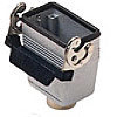 Heavy duty connectors hood - 10p+ground single lever top e