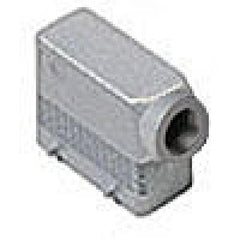Heavy duty connectors hood - 16p+ground four pegs side ent