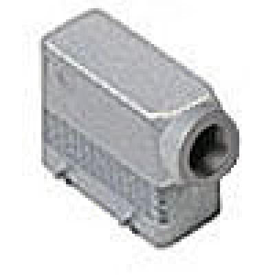 Heavy duty connectors hood - 16p+ground four pegs side ent