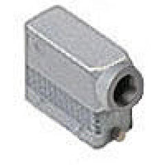 Heavy duty connectors hood - 16p+ground two pegs side entr